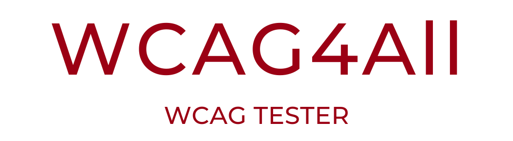 WCAG for All - WCAG tester